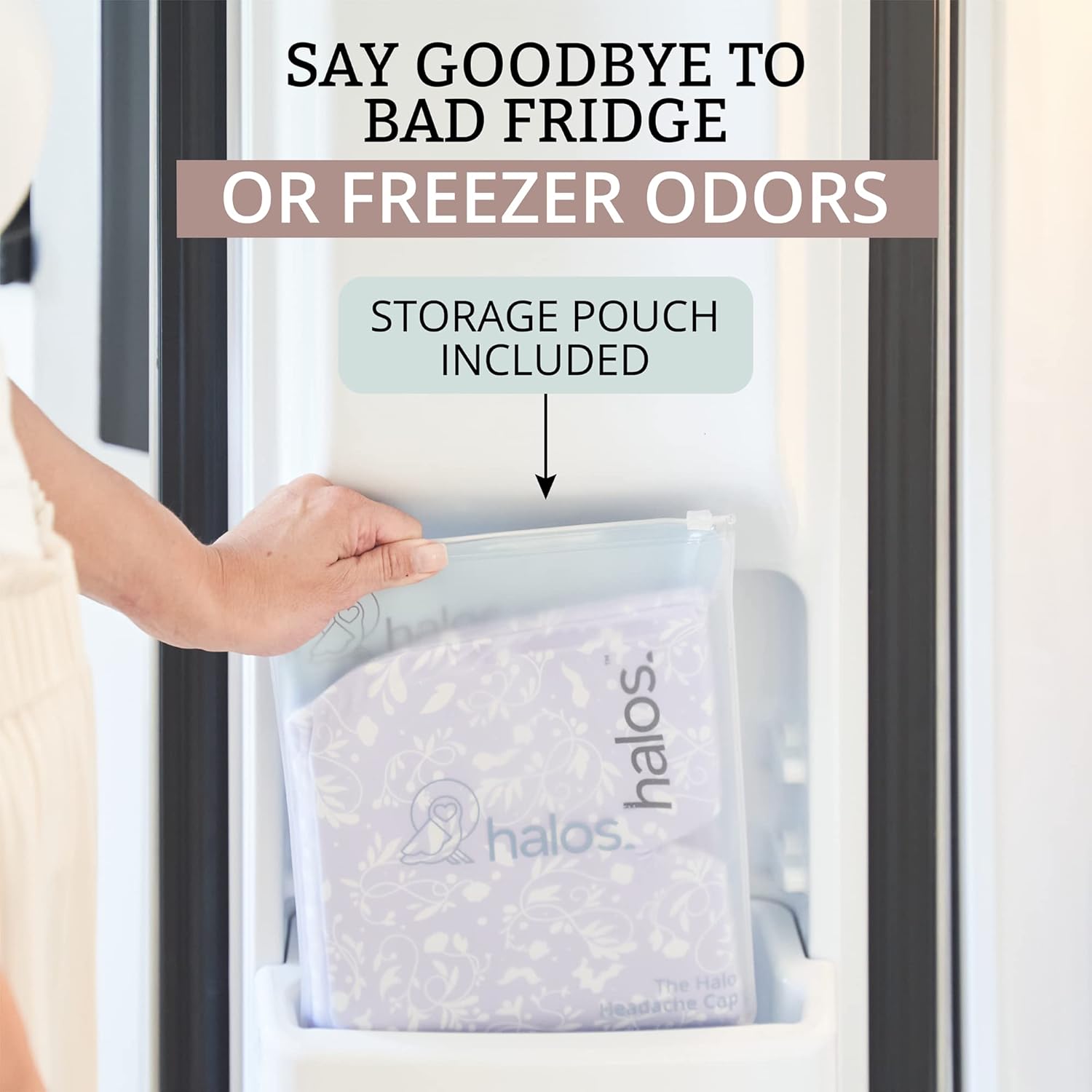 MyHalos® Migraine Relief Cap, 30% Thicker, 2X More Cooling Gel, Stays Colder for Longer, Form Fitting Ice Hat, Ice Pack Head Wrap Relief, Tension Headache Relief Cap (Violet) - FSA|HSA Eligible
